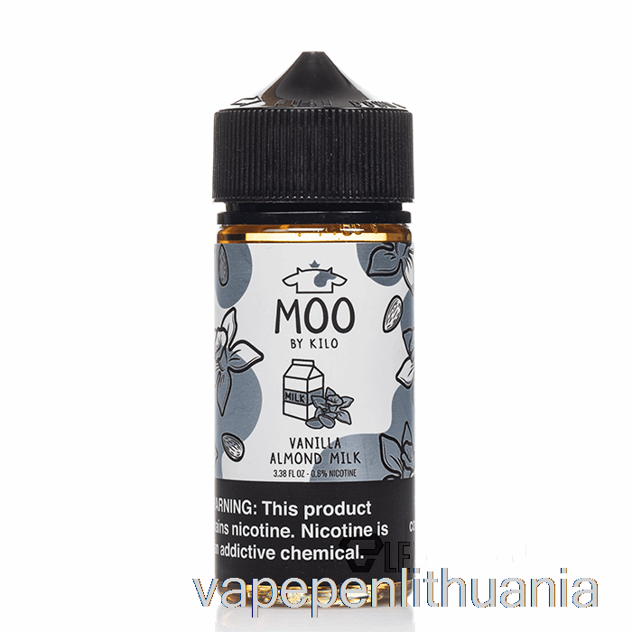 Vanilinis Migdolų Pienas - Moo E-skysčiai - 100ml 0mg Vape Skystis